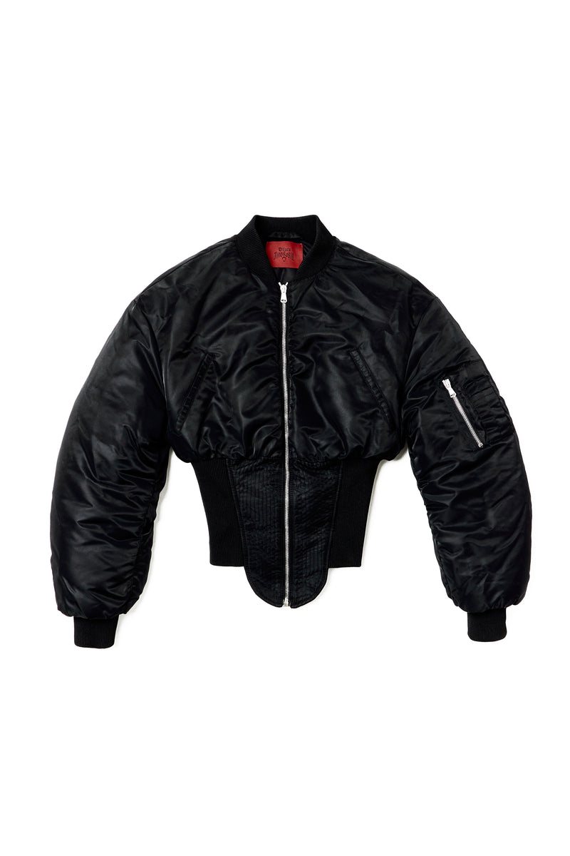 AFTERHOURS ♥ LEATHER BOMBER JACKET /追跡付 Genuine Leather Jacket Bomber Biker Shearling fur Collar