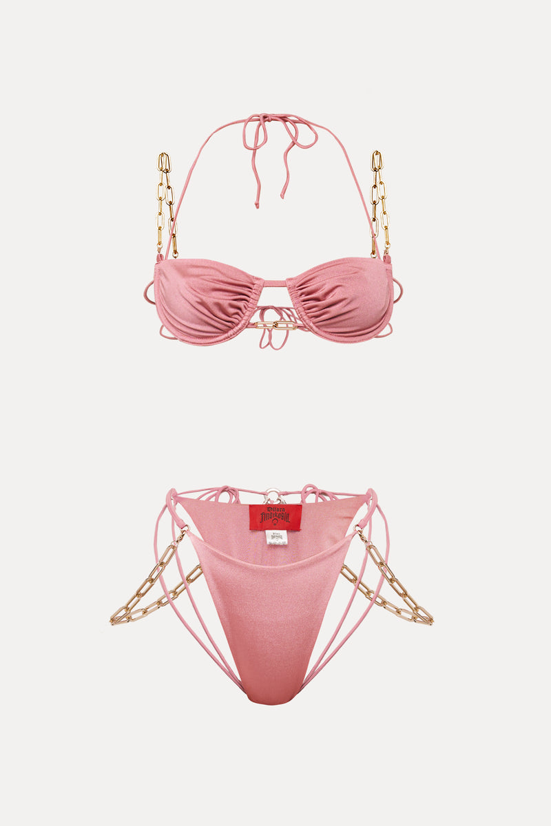 Belly Dancer Bikini Top Pink - Findikoglu – Dilara