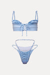 Antoinette Bikini Top - Baby Blue