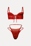 Antoinette Bikini Bottom - Red