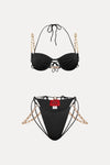Belly Dancer Bikini Bottom - Black