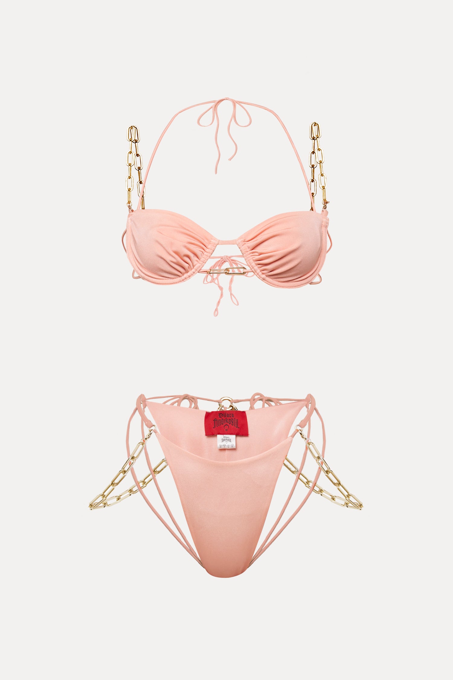 Belly Dancer Bikini Bottom - Peach
