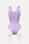 Elizabeth Corseted Swimsuit - Lilac