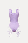 Elizabeth Corseted Swimsuit - Lilac